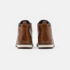 Promo 🎁 Pier One LEATHER - Bottines à lacets Meilleure qualité boots et bottes rond homme ✨ -Pier One Soldes Magasin c3ac798058924eea87a9f4352fa1a12c