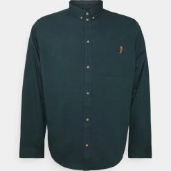Top 10 🌟 Pier One Chemise - dark green Authentique 100% chemises col à boutons homme 👍