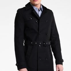 Sortie 👏 Pier One Première Qualité Trench manteaux boutons homme 🔔