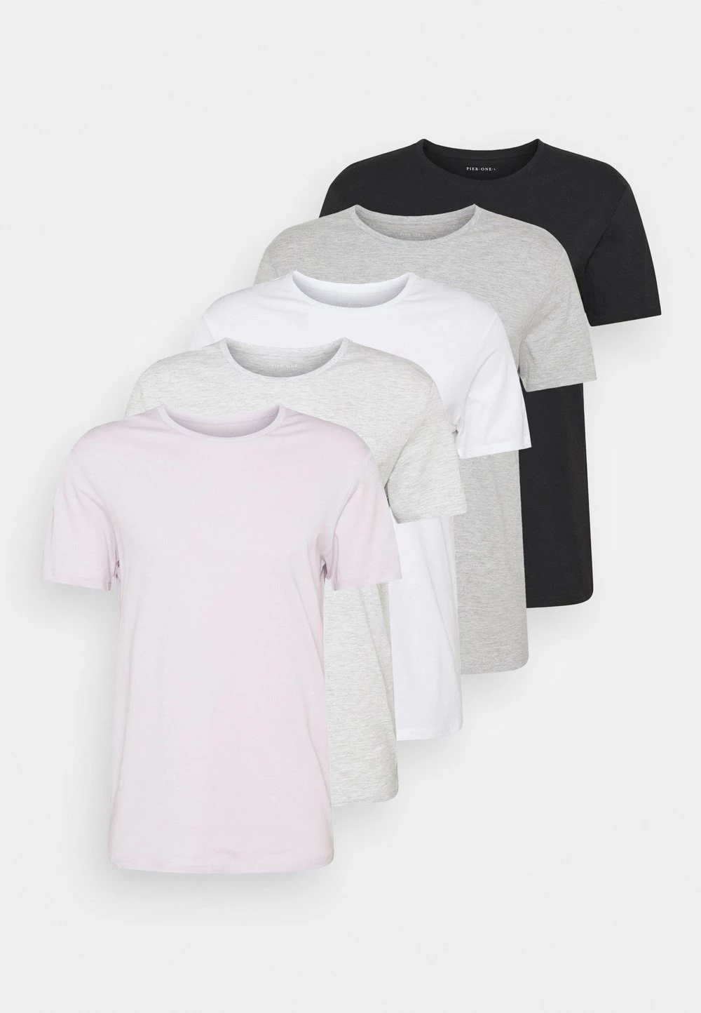 Le moins cher ✔️ Prix Discount Pier One 5 PACK - T-shirt basique t-shirts col rond homme ⭐ 12 Le moins cher ✔️ Prix Discount Pier One 5 PACK - T-shirt basique t-shirts col rond homme ⭐ – Image 10