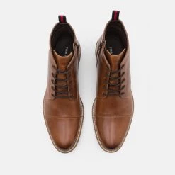 Acheter 🎁 Prix Sympa Pier One LEATHER - Bottines à lacets - camel bottes rond homme 😀 -Pier One Soldes Magasin ce20d80dbe93440597db3b7d40431630