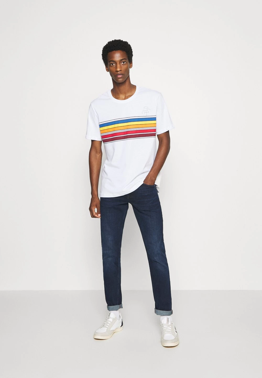 De gros 👏 Pier One Première Qualité T-shirt imprimé t-shirts col rond homme 🌟 4 De gros 👏 Pier One Première Qualité T-shirt imprimé t-shirts col rond homme 🌟 – Image 2