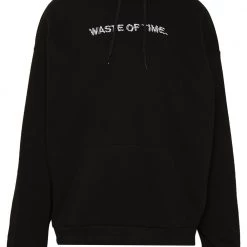 Meilleure affaire 🌟 Prix Préférentiel Pier One WASTE OF TIME HOOD - Sweat à capuche pulls et gilets homme 🌟 -Pier One Soldes Magasin e723a9a3e0ed4abfb4a9905a355d515b