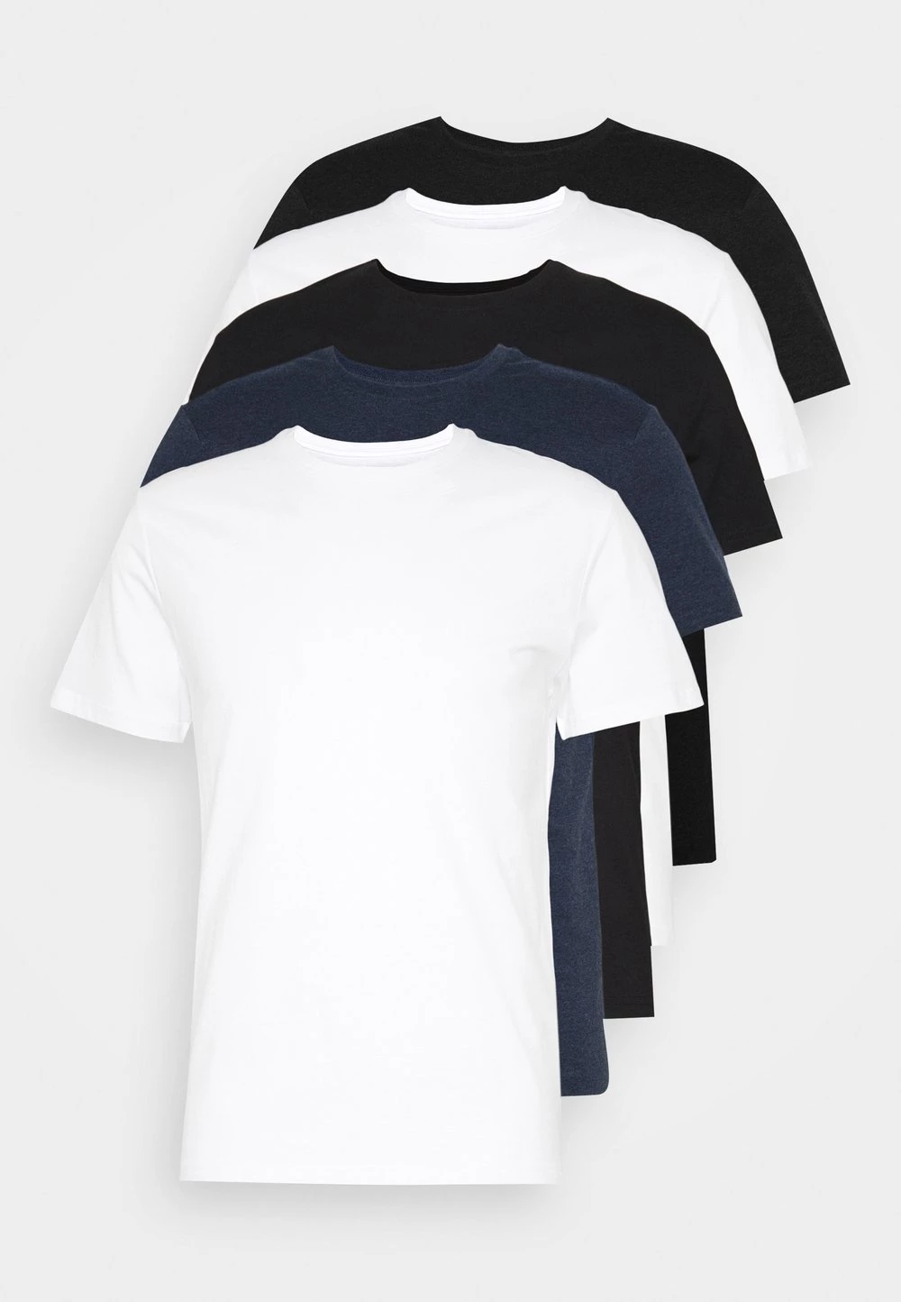 Le moins cher ✔️ Prix Discount Pier One 5 PACK - T-shirt basique t-shirts col rond homme ⭐ 6 Le moins cher ✔️ Prix Discount Pier One 5 PACK - T-shirt basique t-shirts col rond homme ⭐ – Image 4