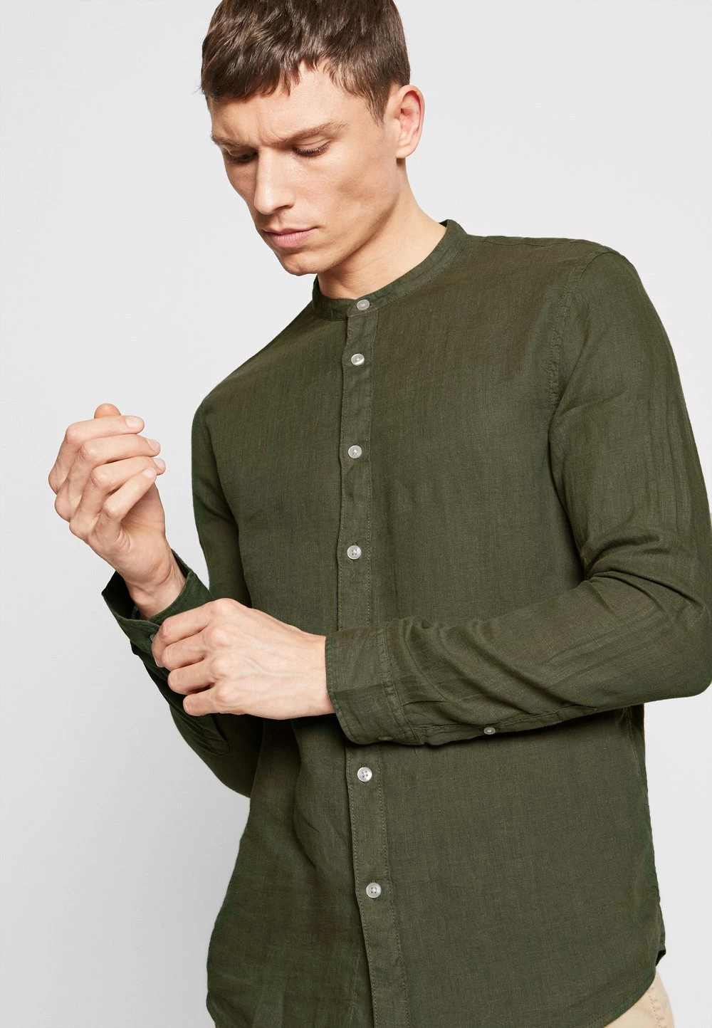 Meilleur prix 🧨 Pier One Pas Cher Chemise chemises col mao homme 😀 6 Meilleur prix 🧨 Pier One Pas Cher Chemise chemises col mao homme 😀 – Image 4