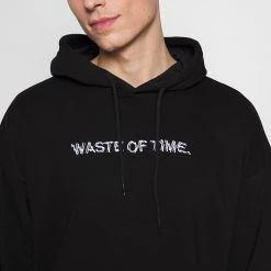 Meilleure affaire 🌟 Prix Préférentiel Pier One WASTE OF TIME HOOD - Sweat à capuche pulls et gilets homme 🌟 -Pier One Soldes Magasin f9da2fdfbf654bf09b226b223f3c39d5