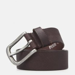 Bon marché ⭐ Pier One Prix Préférentiel LEATHER - Ceinture ceintures boucle ardillon homme 🎁 -Pier One Soldes Magasin f9e1b6b2b3f246c8b0f8f2a9fa996833